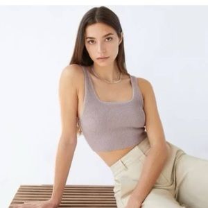 Babaton Sculpt Knit Crop Tank